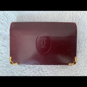 PRELOVED AUTHENTIC CARTIER LEATHER CARDCASE